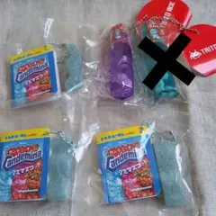 タイトー カンデミーナ グミマスコット 森永ラムネ ミニボトルキーホルダー