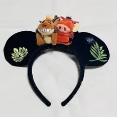 ディズニー　カチューシャ　ライオンキング　プンバァ　ティモン