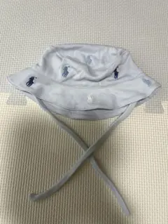 ラルフローレン　ベビー帽子　ブルー　3M-9M 44cm