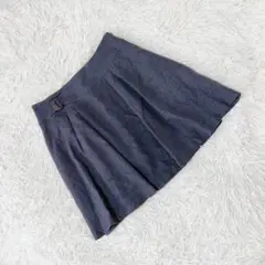 《アンタイトル》 (42) タックフレアスカート ひざ上丈 日本製 大人可愛い
