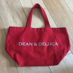 DEAN & DELUCA 赤 トートバッグSサイズ