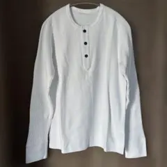 Burberry black label ヘンリーネックTシャツ　M 訳ありのサムネイル