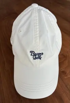 BEAMS GOLF キャップ クリーム色