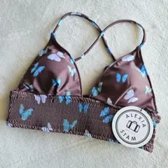 タグ付き アリシアスタン ビキニトップス 蝶 nuts 2021 掲載