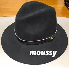 しょう様専用☆ moussy ハット ブラック 【新品・未使用】のサムネイル