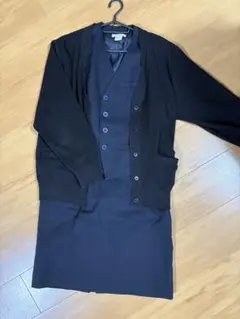 事務服　セットアップ　紺色