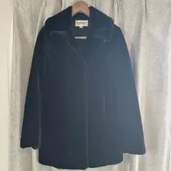 DENIM & SUPPLY ダークブルー ファーコート S