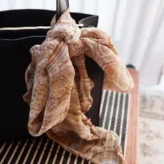 ストール　ペイズリー柄　春夏