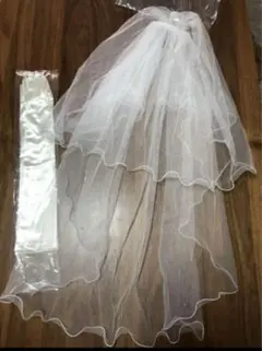 ウェディングベール　グローブ　セット