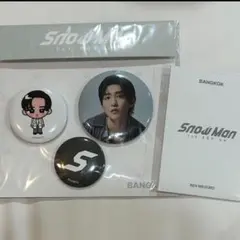 Snow Man タイ　バンコク　ポップアップ　缶バッジ　トレカ 目黒　蓮