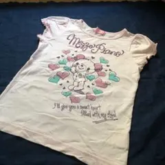 メゾピアノ 半袖Tシャツ　ピンク　140