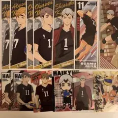 ハイキュー!! 北信介 宮侑 宮治 ロングステッカー クリアカード セット