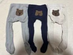 baby gap ベビータイツ 3点セット クマ　12-24m