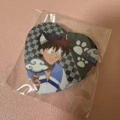 忍たま乱太郎　ナンジャタウン　ハート型缶バッジ　土井 半助