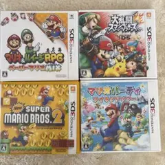 Nintendo 3DS マリオシリーズゲーム4本セット