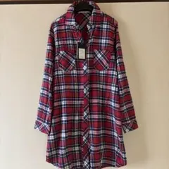 チェック柄 長袖シャツ Lサイズ