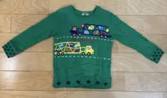 ホットビスケット　緑　トレーナー　110センチ