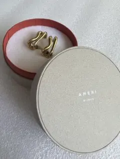 AMERI ゴールド フープイヤリング