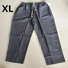 メンズ　XL イージーパンツ　ワイドパンツ　7部丈　グレー　速乾　ウエストゴム