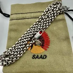 美品　SAAD ステンレス甲丸チェーン　5.4mm幅 50センチのサムネイル