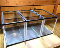 コトブキ工芸　ガラス水槽　トリプルＳ　３個セットのサムネイル