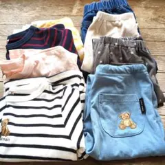 子供服 まとめ売り トップス ボトムス 9点セット 女の子　長袖　100cm
