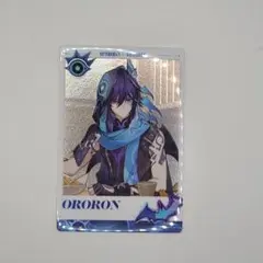 スシロー × 原神 コラボキャンペーン『観月の宴』メタリックカード　オロルン