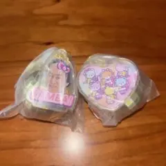 ハローキティ　マツケンサンバ　ミラーボール付きキーホルダー　マツケン