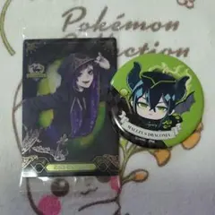 ツイステ 缶バッジ メタルカード マレウス リリア