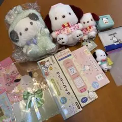サンリオ　まるもふびより　マロンクリーム　ウサハナ　ダニエル　ポチャッコ　セット サンリオ まるもふびより マロンクリーム ウサハナ ダニエル