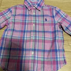 Ralph Lauren 長袖シャツ チェック柄　24m