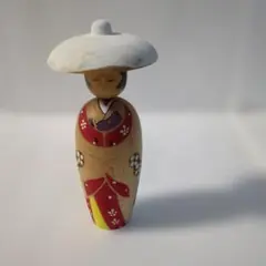 和風こけし 傘付き