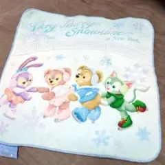 ダッフィー&フレンズ ベリーメリースノータイム イン ニューヨーク ミニタオル