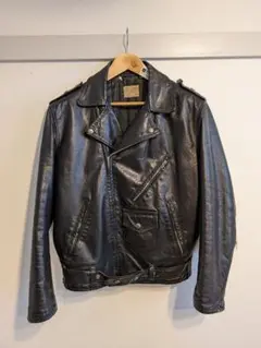 60年代　レザーライダースジャケット