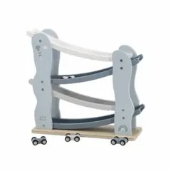【新品】LabelLabel スロープトイ カースライダー 木製　知育玩具ブルーのサムネイル