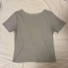 メロウ加工 半袖カットソー グレー