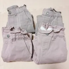 ブランシェス マカロンパンツ 120 × 4点セット