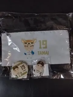 北海道日本ハムファイターズ サコッシュ 缶バッジ　アクリルスタンド 19 玉井