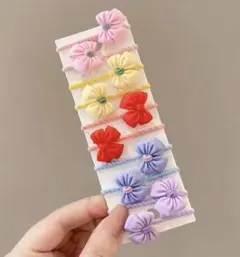 韓国 ベビー リボンヘアゴム
