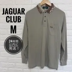 JAGUAR CLUB グレー 長袖ポロシャツ Mのサムネイル