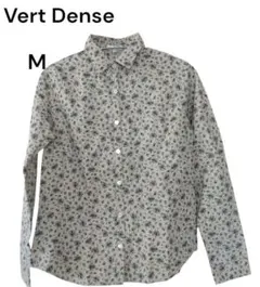 Vert Dense ヴェールダンス　花柄 長袖シャツ ベージュ　М レディース