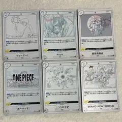 ワンピースカードまとめ売り 主題歌6種類コンプリートセット 各8枚 ワンピースカードまとめ売り 主題歌6種類コンプリートセット B85