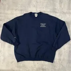90s Lee 刺繍 ロゴ スウェット ネイビー
