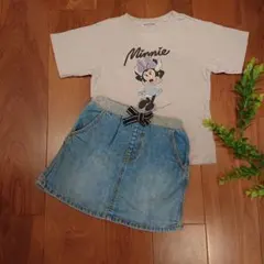 【GLOBAL WORK】 Tシャツ 120【ブリーズ】デニムスカート120