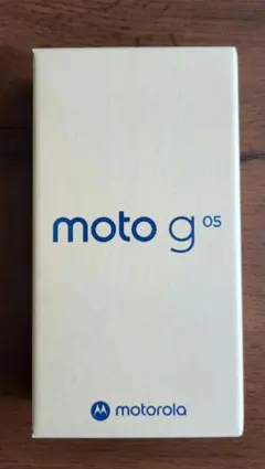新品未使用 motog05 128GB ミスティーブルー