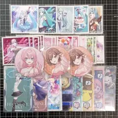 【匿名配送】 初音ミク　シール　メタリックカード　クリアカード　サンリオ