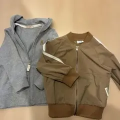 miki house & BREEZE キッズパーカー 2点セット 100