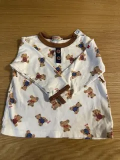 ミキハウス クマ柄 Tシャツ