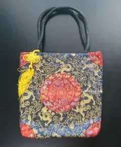 トートバッグ　チャイナ柄