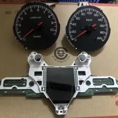 ハーレーダビットソン　アナログスピードメータータコメーター二眼化　m8ソフテイル ハーレーダビットソン アナログスピードメータータコメーター二眼化 m8
